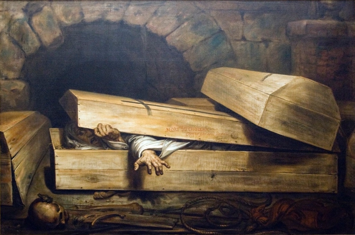 The Premature Burial, Antoine Wiertz, 1854