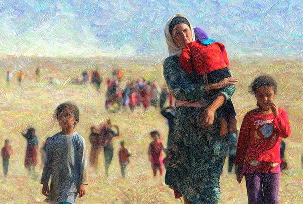 Kurdish Refugees, Ahmet Asar