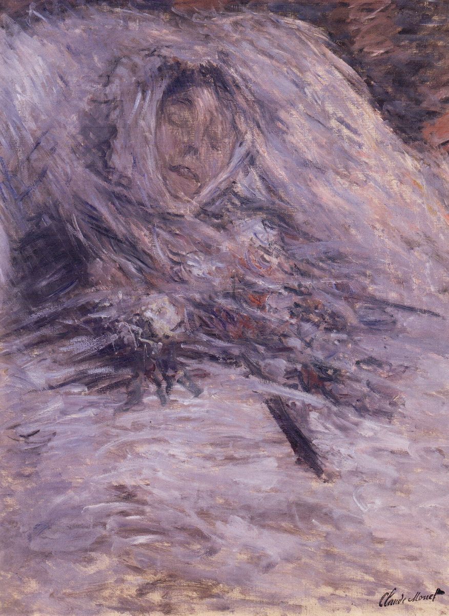Camille Monet On Her Deathbed, Claude Monet, 1879
