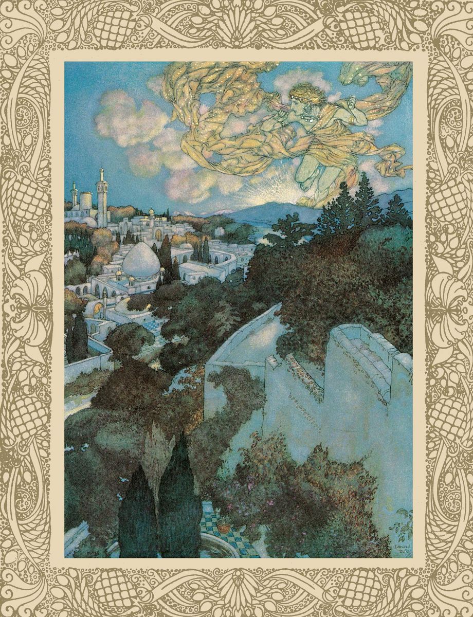 Edmund Dulac illustration for the Rubáiyát of Omar Khayyám