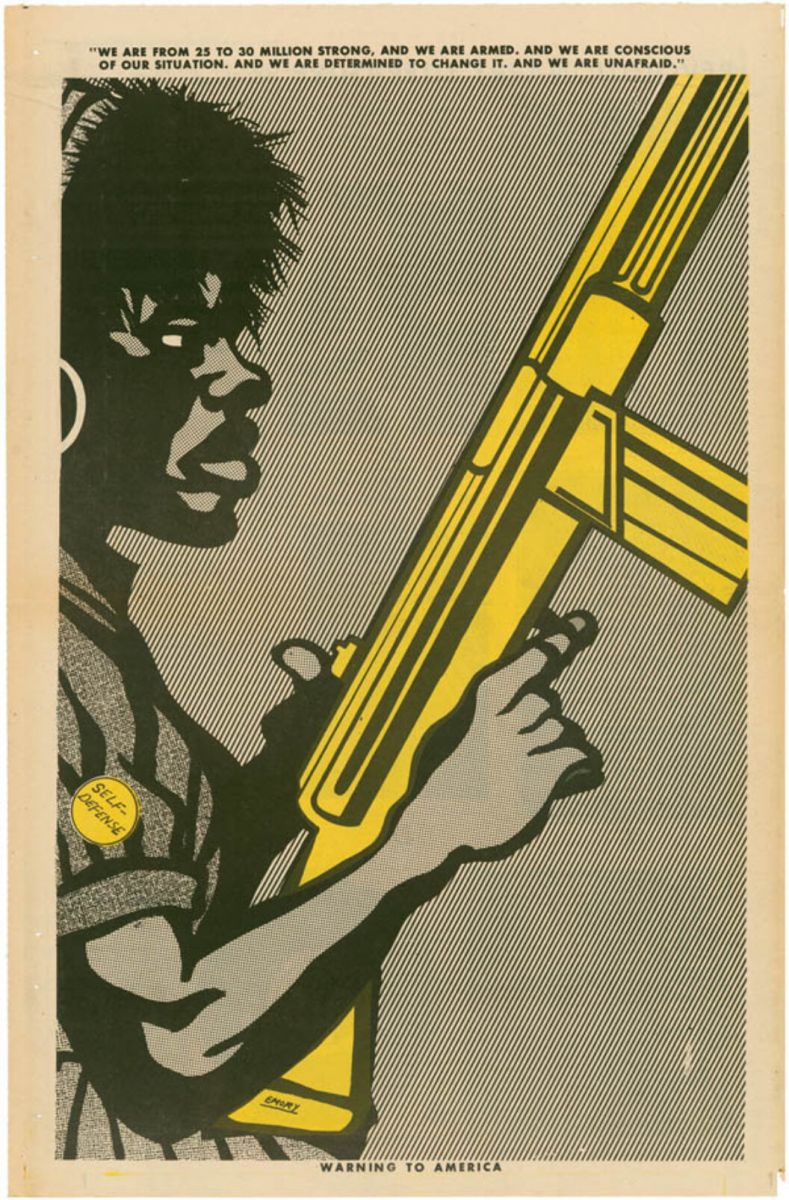 UNTITLED, offset lithograph, 1970. Copyright 2009 Emory Douglas / Artists Rights Society, New York.