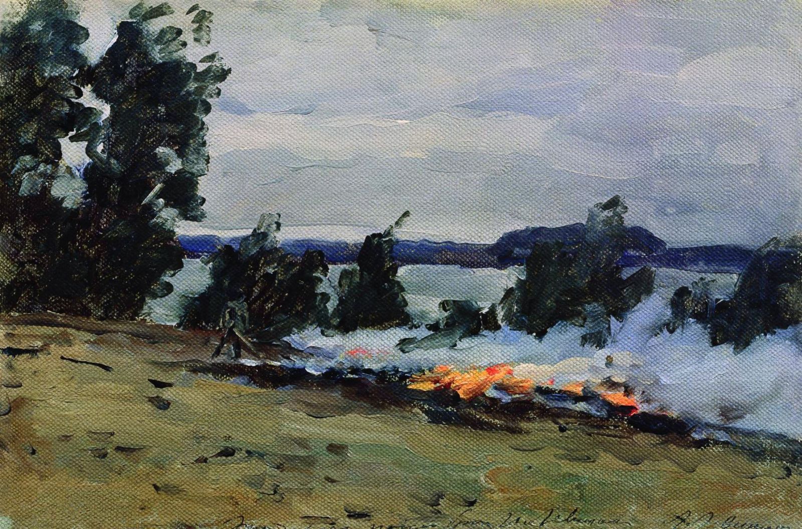 Isaac Levitan, Bonfires